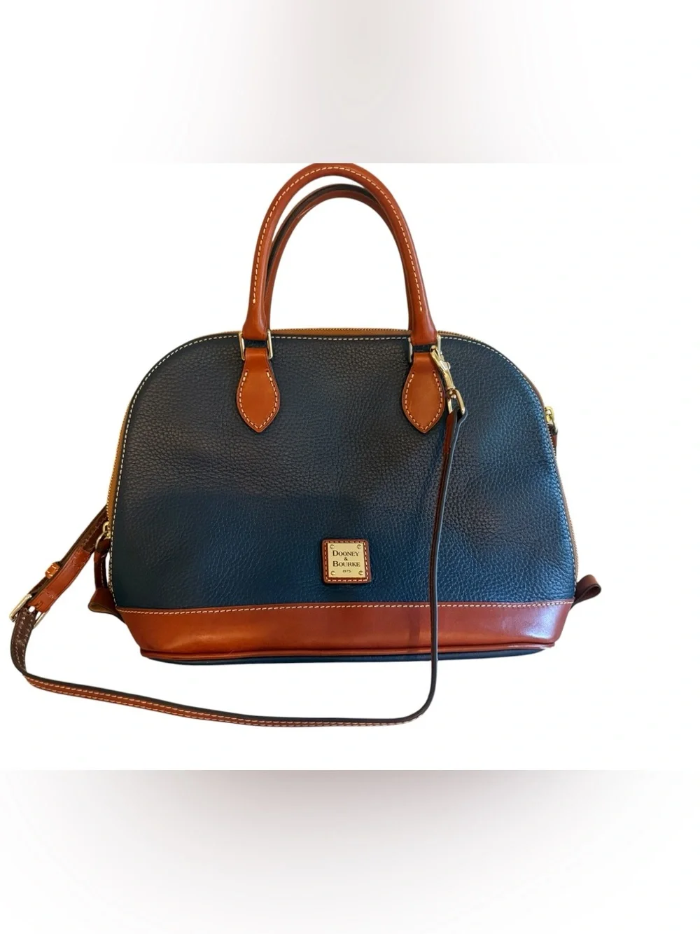Dooney & Bourke Pebble Grain Zip Zip Satchel